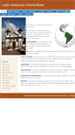 Mobile Screenshot of latinamericanchoralmusic.org